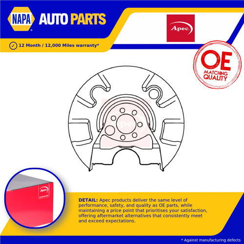 Brake disc splash - splash, panel