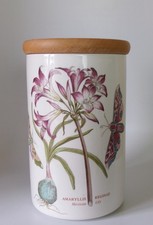 PORTMEIRION BOTANIC GARDEN STORAGE JAR MEXICAN LILY - 310mm - GOOD CONDITION