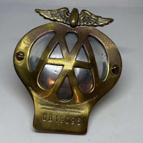 Vintage british automobile - british, aa