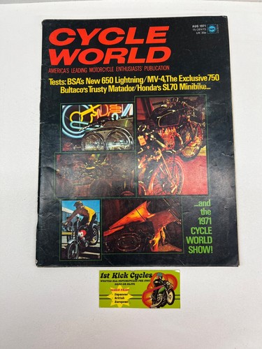 Cycle world magazine august - cycle,
