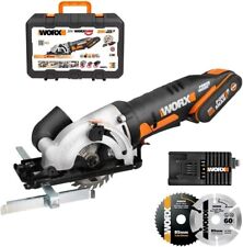 WORX 18V(20V MAX) Cordless Circular Saw WX527.1, PowerShare, 2.0Ah, Parallel Gui