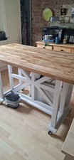 Kitchen Island Oak Wood Table