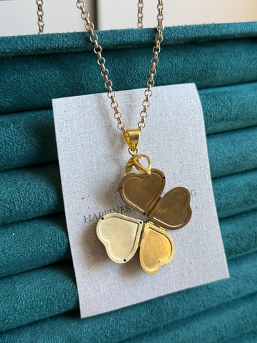 Four leaf clover locket - clover,