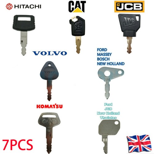 Master plant key set jcb - plant,