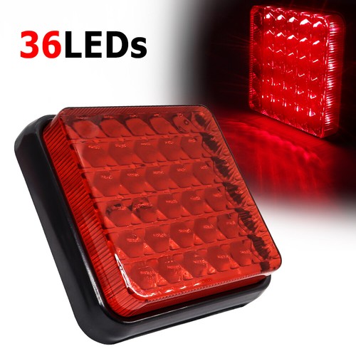 24v red rear tail stop - stop, fog