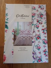 Cath Kidston 100% Cotton Icon Floral Duvet Cover and Pillowcase Set Size Double