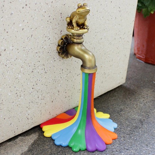Flowing rainbow resin - flowing,