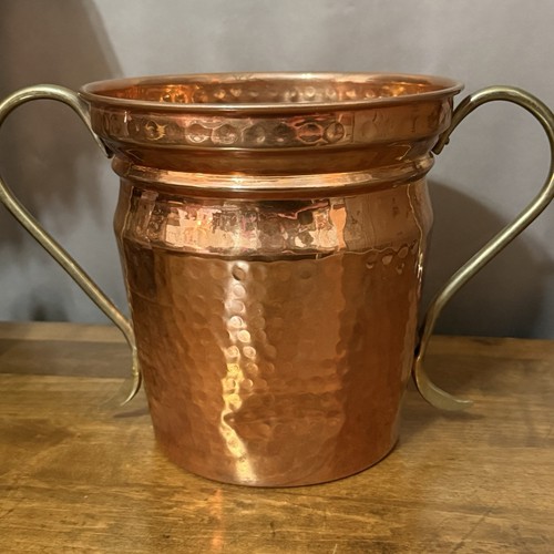 Vintage hammered copper - hammered,