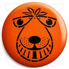 Space Hopper Face - Button