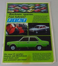 Brochure Fiat 131 / 128 / 132