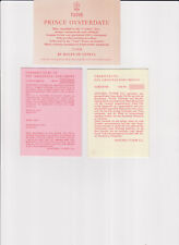 Rolex Tudor Prince Oysterdate Cigarettes Box Card italian with 2x translation