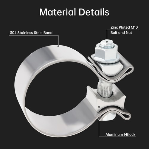 Motorcycle exhaust clamp - motorcycle,