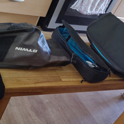 Twin medium frame bag zip - b'twin,