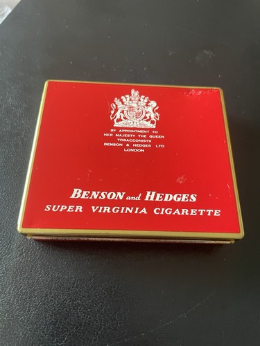 Benson and hedges vintage tin - vintage,
