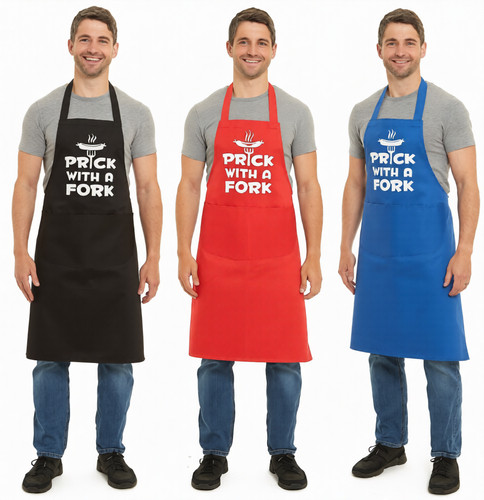 Men women prick with fork - with,