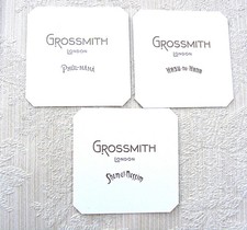 Three GROSSMITH Perfume Cards