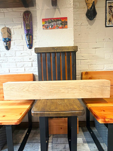 Solid oak fireplace beam - oak,