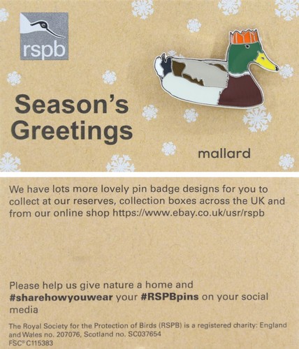 Rspb pin badge - rspb, special