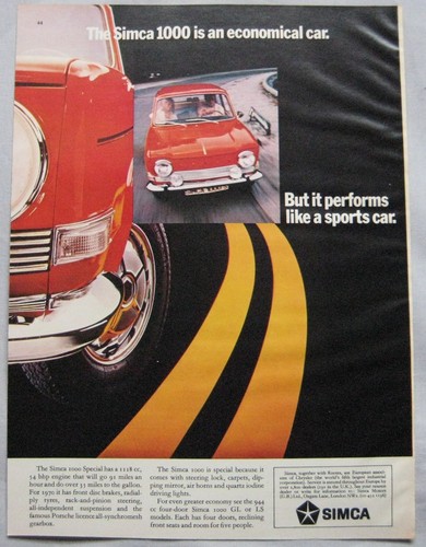 1970 simca 1000 original - 1970,