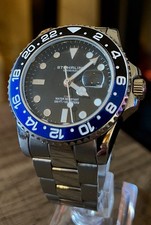 Stuhrling Men's GMT Batman Quartz Movement Full Set Great Working Condition