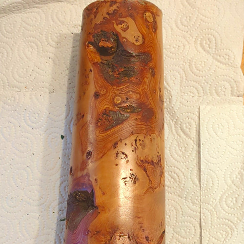 Burr figured wood turning - burr, bowl