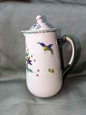 Tuscan Plant Bird Of Paradise Water Jug With Lid  16 X 7.5 Cm