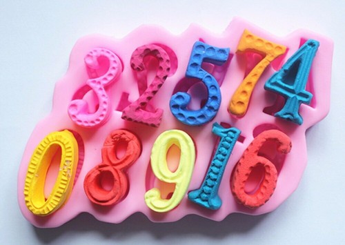 Silicone numbers mould - silicone,