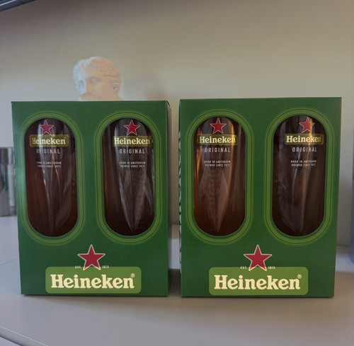 Heinken glasses set - glasses, x