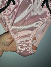 Pink Satin Panties Coquette