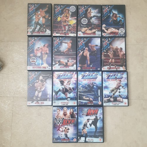 14x wwe live - in, dvd
