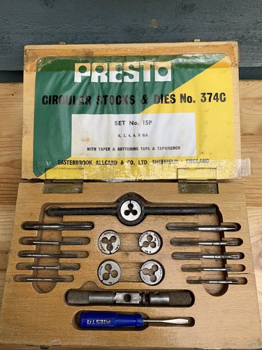 Presto 374c tap die set - presto, no