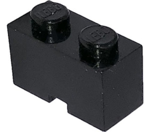 Black lego brick - 1, 2