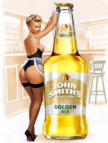John smiths pin girl retro - pin,