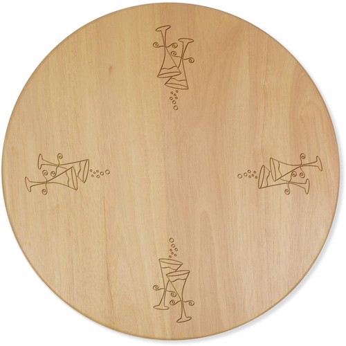 Champagne glasses lazy susan - glasses',