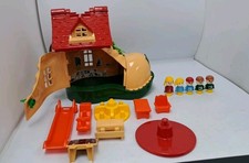 Vintage 1983 Matchbox Boot Shoe Play School House With Accessories