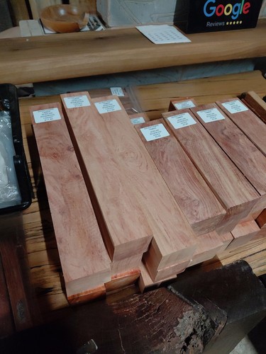 African rosewood spindle blank - rosewood,