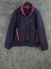 Vintage Lowe Alpine Jacket Men XL Blue Oversized Full Zip Fleece Outdoor Walking