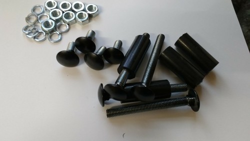 Black bumper bolt set for - set, mk1/