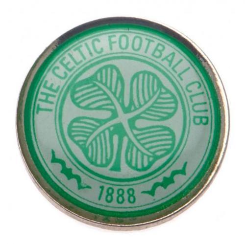 Celtic enamel crest pin - fc,