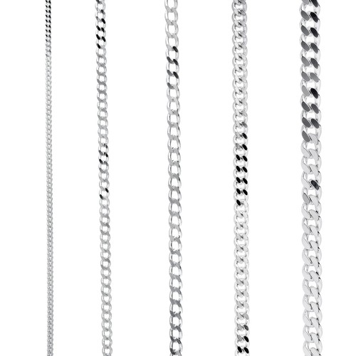 925 sterling silver curb - 925,