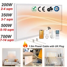 200W 350W 500W 700W Smart Electric Heater Home Wall Far Infrared Panel Radiator