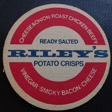 Rileys Crisps Beer Mat