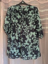 Ann Harvey Semi Sheer Blue /