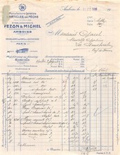 Invoice 1930 MANUFACTURE