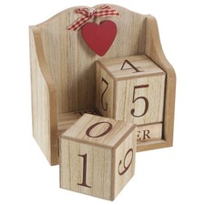 Wooden Desk Calendar Perpetual
