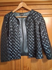 Topshop Cropped Black Sequin