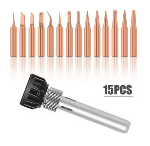 15pc soldering iron tip set - soldering,