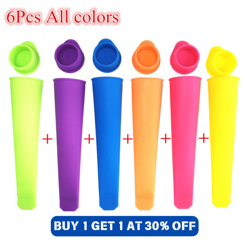 6pcs silicone ice - 1-6pcs, lolly
