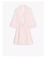 Zara dress with rubberised