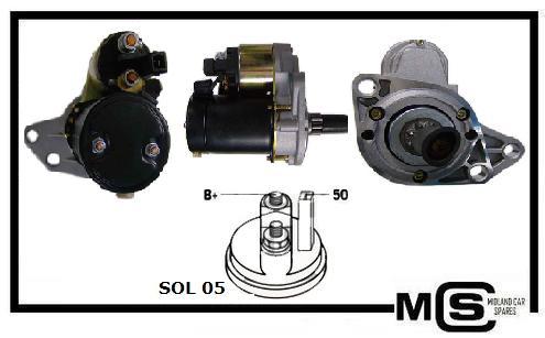 New starter motor - new,